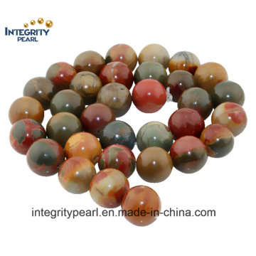 Natural Gemstone Round Beads Size 6 8 10 12 14mm Wholesale Picasso Stone Real Gemstone